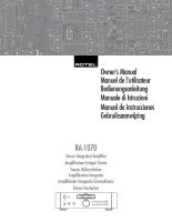 Rotel-RA-1070 - Owners manual 